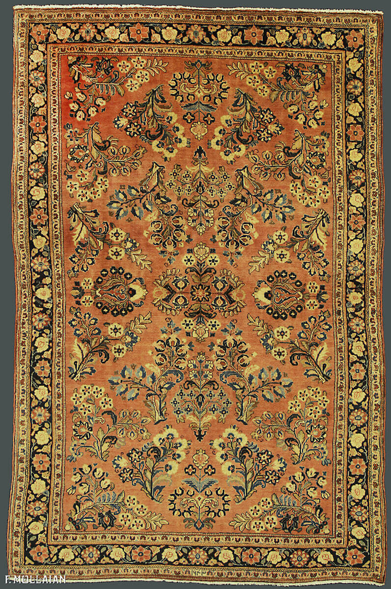 Tapis Persan Antique Saruk n°:45198452